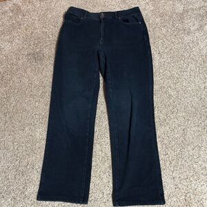 Coldwater Creek Navy Straight Leg Jeans